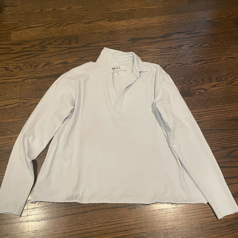 Frank and Eileen collared long sleeve shirt
